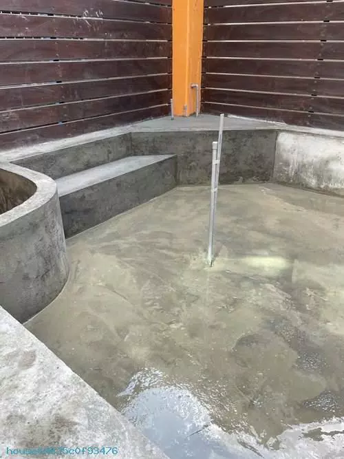清水模浴室設計-高級石材地板-屏東房屋翻修